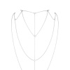 Цепочка для спины Bijoux Indiscrets Magnifique Back and Cleavage Chain - Silver, украшение для тела || Ланцюжок для спини Bijoux Indiscrets Magnifique Back and Cleavage Chain - Silver, прикраса для тіла