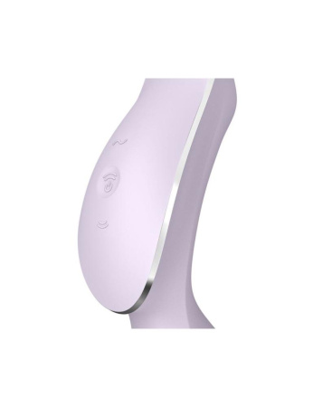 Вакуумный стимулятор с вибрацией Satisfyer Curvy Trinity 2 Violet || Вакуумний стимулятор з вібрацією Satisfyer Curvy Trinity 2 Violet