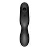 Вакуумный стимулятор с вибрацией Satisfyer Curvy Trinity 2 Black || Вакуумний стимулятор з вібрацією Satisfyer Curvy Trinity 2 Black