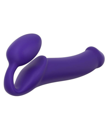 Безремневой страпон Strap-On-Me Violet XL, полностью регулируемый, диаметр 4,5см || Безремінний страпон Strap-On-Me Violet XL, повністю регульований, діаметр 4,5 см