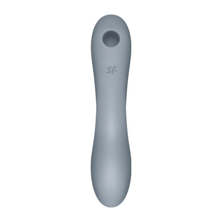 Вакуумный стимулятор с вибрацией Satisfyer Curvy Trinity 3 BlueGrey || Вакуумний стимулятор з вібрацією Satisfyer Curvy Trinity 3 BlueGrey