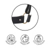 Портупея Bijoux Indiscrets MAZE - X Harness Black, экокожа || Портупея Bijoux Indiscrets MAZE - X Harness Black, екошкіра