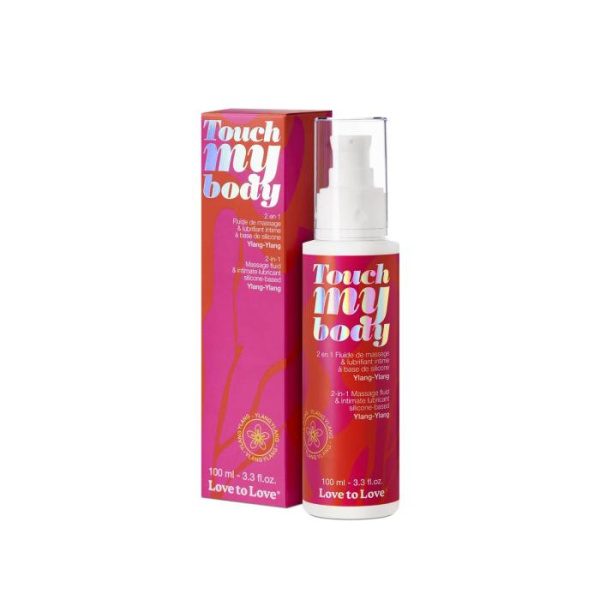 Массажный гель и смазка 2в1 Love To Love TOUCH MY BODY Ylang-Ylang (100 мл) увлажняющий