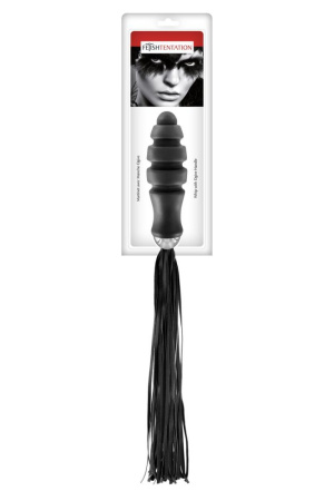 Флоггер с ручкой для проникновения Fetish Tentation Whip with Ogive Handle || Флогер з ручкою для проникнення Fetish Tentation Whip with Ogive Handle