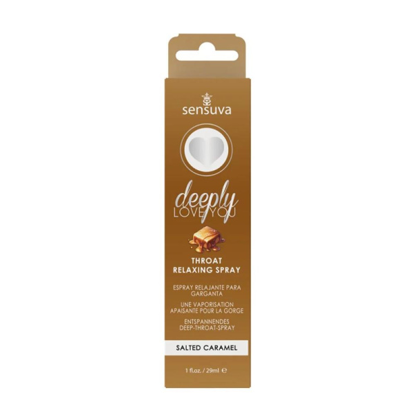 Спрей для минета Sensuva Deeply Love You Salted Caramel (29 мл), для глубокого минета