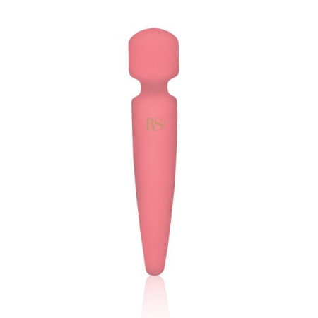 Вибромассажер Rianne S: Bella Mini Wand Coral, 10 режимов работы, медицинский силикон || Вібромасажер Rianne S: Bella Mini Wand Coral, 10 режимів роботи, медичний силікон, подарункове паков