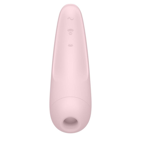Вакуумний кліторальний стимулятор Satisfyer Curvy 2+ Pink з керуванням через інтернет