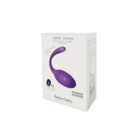 Виброяйцо со стимулятором клитора Adrien Lastic Smart Dream II с пультом LRS, можно под одежду || Віброяйце зі стимулятором клітора Adrien Lastic Smart Dream II з пультом LRS, можна під одяг