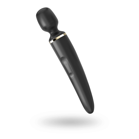 Вибромассажер Satisfyer Wand-er Woman (Black/Gold), водонепроницаемый, мощный, размер XXL || Вібромасажер Satisfyer Wand-er Woman (Black/Gold), водонепроникний, потужний, розмір XXL