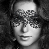 Маска на лицо Bijoux Indiscrets - Dalila Mask, виниловая, клеевое крепление, без завязок || Маска на обличчя Bijoux Indiscrets - Dalila Mask, вінілова, клейове кріплення, без зав'язок