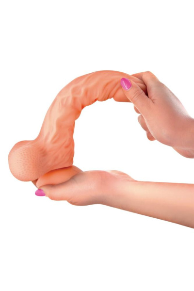Фаллоимитатор с подвижной крайней плотью Real Body — Real Brad, диаметр 4 см, TPE