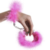 Наручники металлические Adrien Lastic Handcuffs Pink с розовой пушистой отделкой || Наручники металеві Adrien Lastic Handcuffs Pink з рожевим пухнастим оздобленням