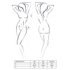 Комплект белья Passion EXPRESSION SET L/XL, black, лиф сетчатый, юбочка и стринги || Комплект білизни Passion EXPRESSION SET L/XL, black, ліф сітчастий, спідничка і стрінги
