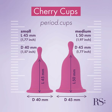 Менструальные чаши RIANNE S Femcare - Cherry Cup || Менструальні чаші RIANNE S Femcare — Cherry Cup