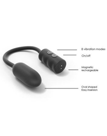Виброяйцо Dorcel Deep Explorer, подходит для вагинальной и анальной стимуляции, мощное || Виброяйце Dorcel Deep Explorer, підходить для вагінальної та анальної стимуляції, потужне