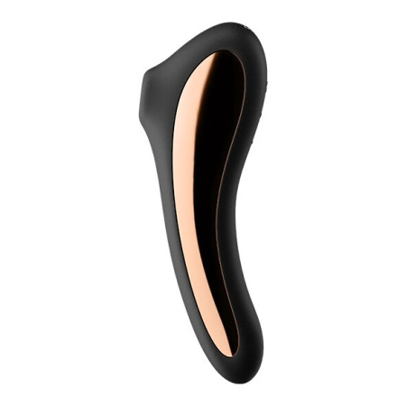 Вакуумный стимулятор с вибрацией Satisfyer Dual Kiss Black || Вакуумний стимулятор з вібрацією Satisfyer Dual Kiss Black