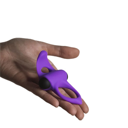Эрекционное виброкольцо Adrien Lastic Lingus MAX Violet с язычком для стимуляции клитора || Ерекційне віброкільце Adrien Lastic Lingus MAX Violet з язичком для стимуляції клітора