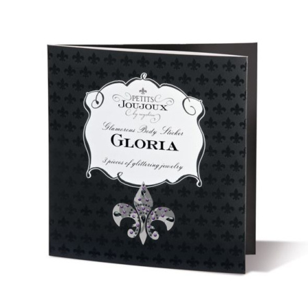 Пэстис из кристаллов Petits Joujoux Gloria set of 3 - Green/Blue, украшение на грудь и вульву || Пестіс з кристалів Petits Joujoux Gloria set of 3 - Green/Blue, прикраса на груди та вульву