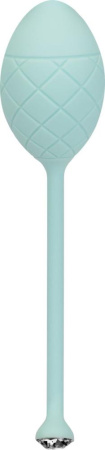 Роскошные вагинальные шарики PILLOW TALK - Frisky Teal с кристаллом, диаметр 3,2см, вес 49-75гр || Розкішні вагінальні кульки PILLOW TALK - Frisky Teal з кристалом, діаметр 3,2 см, вага 49-75 гр