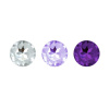 Набор силиконовых анальных пробок с кристаллом Rianne S: Booty Plug Set Purple, диаметр 3,2см, 3,5см, 4,2см || Набір силіконових анальних пробок із кристалом Rianne S: Booty Plug Set Purple, діаметр 3,2см, 3,5см, 4,2см