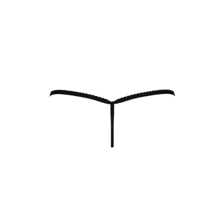 Трусики кружевные Passion Exclusive ATHENA THONG S/M, black || Трусики мереживні Passion Exclusive ATHENA THONG S/M, black