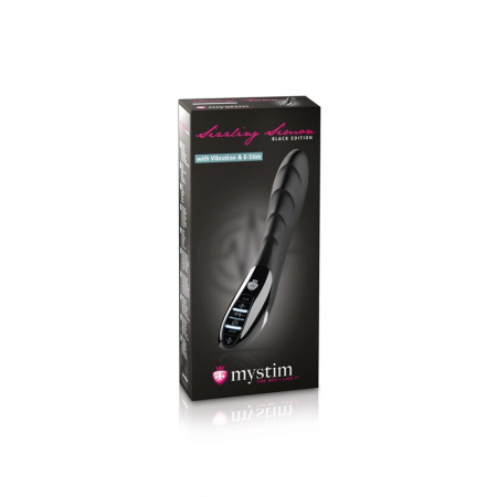 Вибратор с электростимуляцией Mystim Sizzling Simon eStim Black, миостимулятор || Вібратор з електростимуляцією Mystim Sizzling Simon eStim Black, міостимулятор