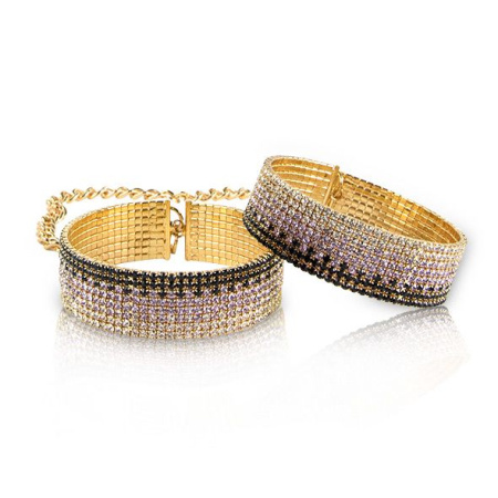 Лакшери наручники-браслеты с кристаллами Rianne S: Diamond Cuffs, подарочная упаковка || Лакшері наручники-браслети з кристалами Rianne S: Diamond Cuffs, подарункове паковання
