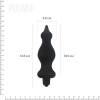 Анальная пробка с вибрацией Adrien Lastic Bullet Amuse Black, макс. диаметр 3,9см || Анальна пробка з вібрацією Adrien Lastic Bullet Amuse Black, макс. діаметр 3,9 см
