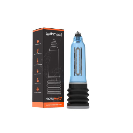 Гидропомпа Bathmate Hydromax 7 Blue, для члена длиной от 12,5 до 18 см, диаметр до 5 см || Гідропомпа Bathmate Hydromax 7 Blue, для члена довжиною від 12,5 до 18 см, діаметр до 5 см