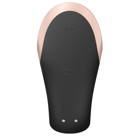 Смарт-вибратор для пар Satisfyer Double Love (Black) || Смарт-вібратор для пар Satisfyer Double Love (Black)