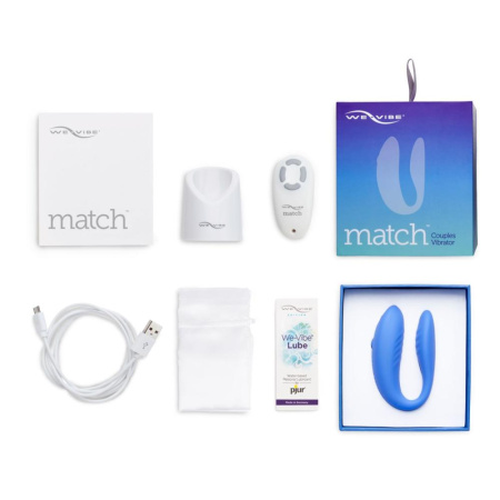 Вибратор для пар We-Vibe Match с пультом ДУ || Вібратор для пар We-Vibe Match з пультом ДК