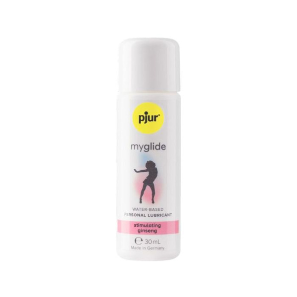 Возбуждающий лубикант на водной основе pjur myglide 30 мл, с женьшенем, тепло+покалывание