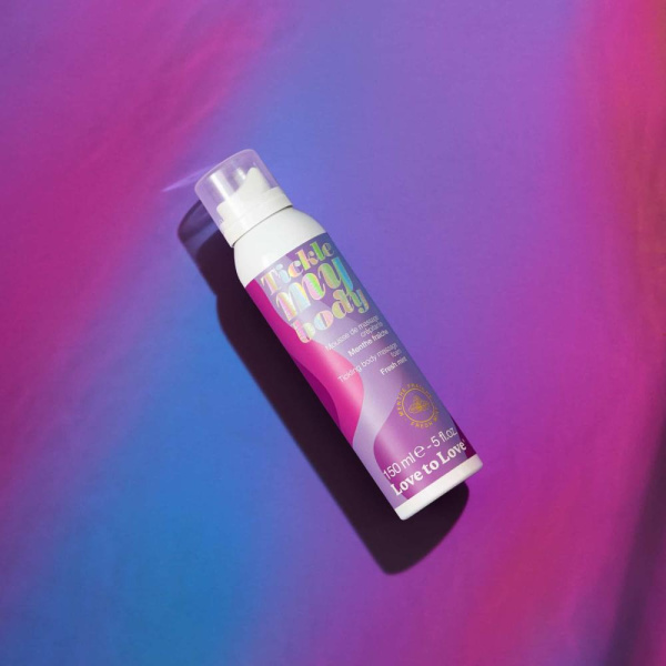 Массажная пена Love To Love TICKLE MY BODY Fresh Mint (150 мл) увлажняющая