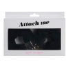 Наручники с плюшевой отделкой Love To Love ATTACH ME Black || Наручники з плюшевим оздобленням Love To Love ATTACH ME Black