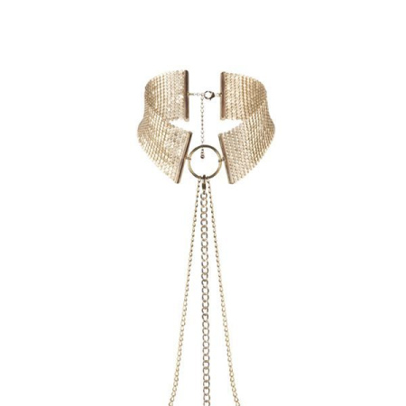 Ожерелье-воротник Bijoux Indiscrets Desir Metallique Collar - Gold || Намисто-комір Bijoux Indiscrets Desir Metallique Collar - Gold