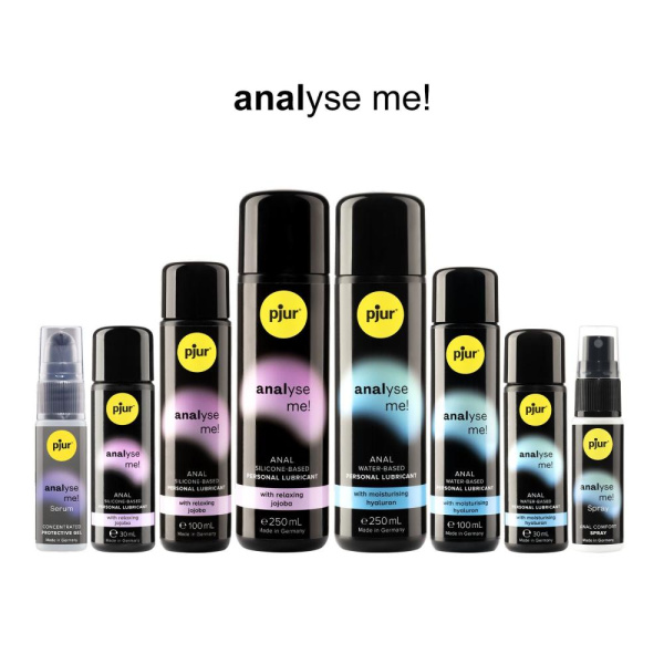 Анальный лубрикант pjur analyse me! Moisturising 30 мл, на водной основе, с гиалуроном