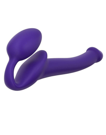 Безремневой страпон Strap-On-Me Violet S, полностью регулируемый, диаметр 2,7см || Безремінний страпон Strap-On-Me Violet S, повністю регульований, діаметр 2,7 см