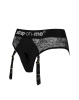 Кружевные трусы для страпона с подвязками для чулок Strap-On-Me DIVA HARNESS - L || Мереживні трусики для страпона з підв’язками для панчіх Strap-On-Me DIVA HARNESS - L
