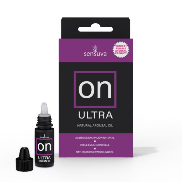 Возбуждающие капли для клитора Sensuva ON Arousal Oil for Her Ultra (5 мл) самые мощные, до 45 мин.
