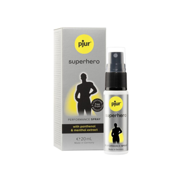 Спрей-пролонгатор pjur Superhero Performance Spray 20 мл, впитывается в кожу, природные компоненты
