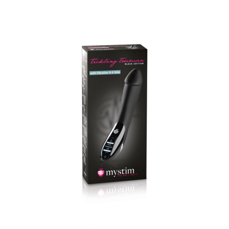 Вибратор с электростимуляцией Mystim Tickling Truman eStim Black, миостимулятор || Вібратор з електростимуляцією Mystim Tickling Truman eStim Black, міостимулятор