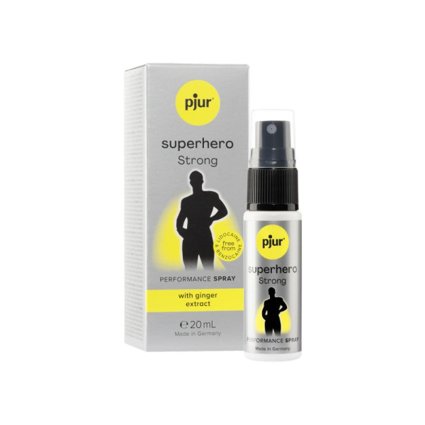 Спрей-пролонгатор pjur Superhero Strong Spray 20 ml, с экстрактом имбиря, без анестетиков