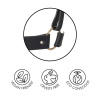 Портупея-пояс Bijoux Indiscrets MAZE - Wide Belt and Restraints Black, экокожа || Портупея-пояс Bijoux Indiscrets MAZE - Wide Belt and Restraints Black, екошкіра