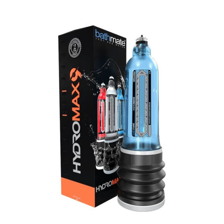 Гидропомпа Bathmate Hydromax 9 Blue, для члена длиной от 18 до 23 см, диаметр до 5,5 см || Гідропомпа Bathmate Hydromax 9 Blue, для члена довжиною від 18 до 23см, діаметр до 5,5 см