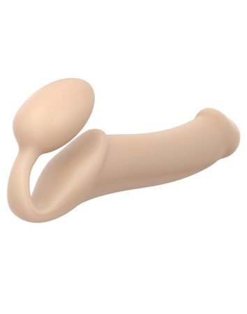 Безремневой страпон Strap-On-Me Flesh XL, полностью регулируемый, диаметр 4,5см || Безремінний страпон Strap-On-Me Flesh XL, повністю регульований, діаметр 4,5 см