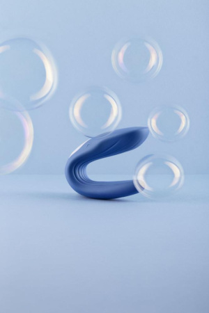 Вибратор для пар Satisfyer Double Whale с двумя моторчиками || Вібратор для пар Satisfyer Double Whale з двома моторчиками
