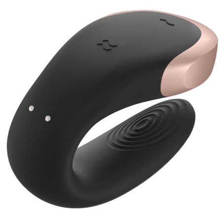 Смарт-вибратор для пар Satisfyer Double Love (Black) || Смарт-вібратор для пар Satisfyer Double Love (Black)