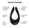 Вибратор для пар Satisfyer Endless Joy Black, 3 независимых мотора, многофункциональный || Вібратор для пар Satisfyer Endless Joy Black, 3 незалежні мотори, багатофункціональний