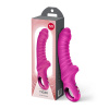 Вибратор для точки G Fun Factory TIGER Magenta, ребристый, подходит для анальной стимуляции || Вібратор для точки G Fun Factory TIGER Magenta, ребристий, підходить для анальної стимуляції