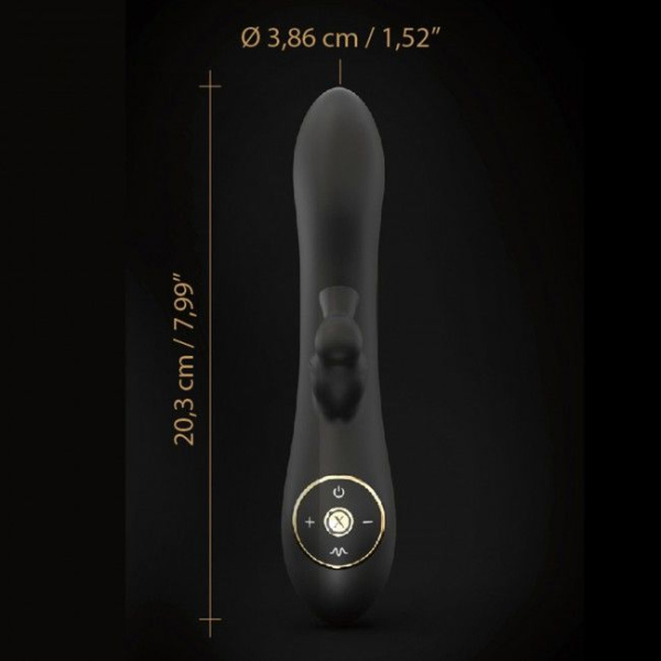 Вакуумный вибратор-кролик Dorcel DIVINE RABBIT с вибрацией, 10 режимов вибрации: 3 режима вакуума